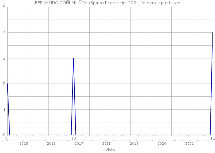 FERNANDO GOÑI MUÑOA (Spain) Page visits 2024 