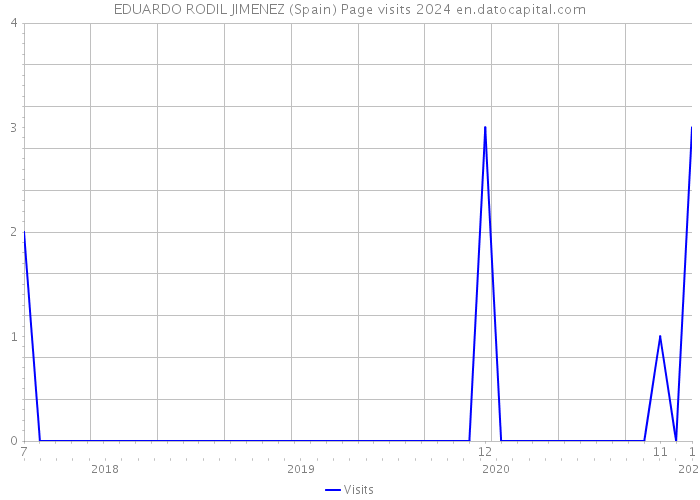 EDUARDO RODIL JIMENEZ (Spain) Page visits 2024 