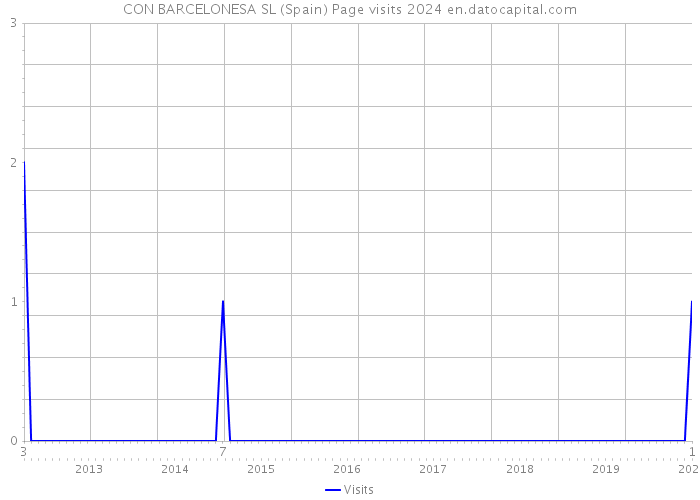 CON BARCELONESA SL (Spain) Page visits 2024 