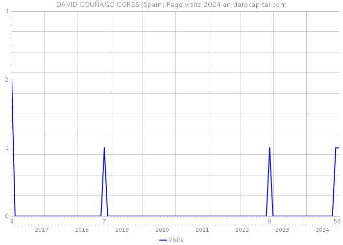 DAVID COUÑAGO CORES (Spain) Page visits 2024 