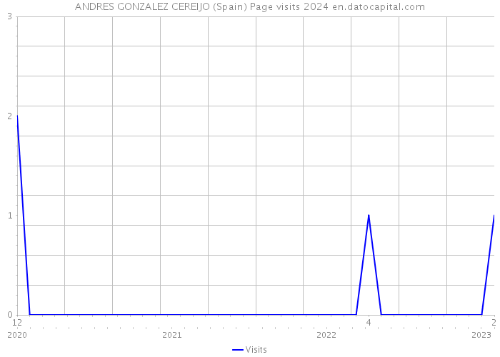 ANDRES GONZALEZ CEREIJO (Spain) Page visits 2024 