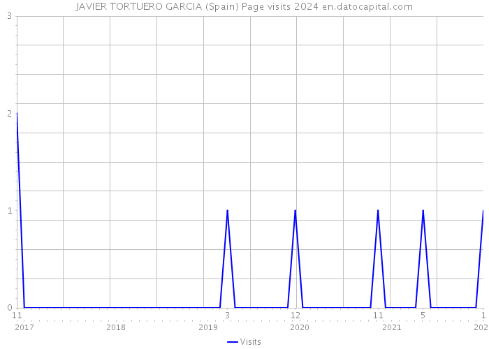 JAVIER TORTUERO GARCIA (Spain) Page visits 2024 
