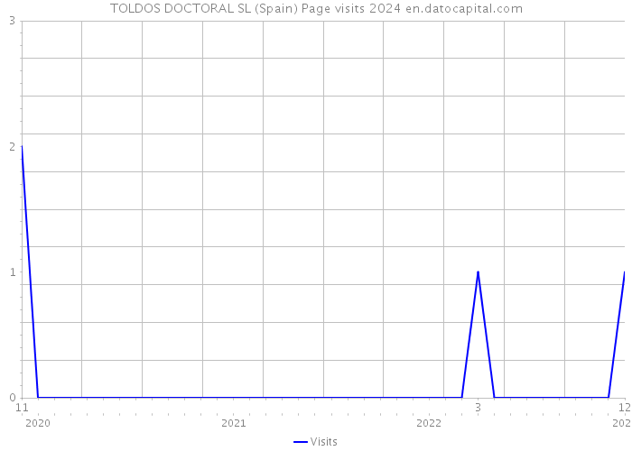TOLDOS DOCTORAL SL (Spain) Page visits 2024 