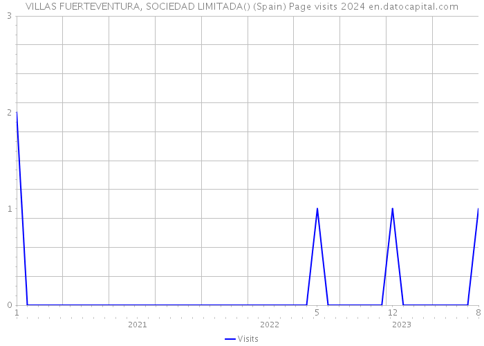 VILLAS FUERTEVENTURA, SOCIEDAD LIMITADA() (Spain) Page visits 2024 