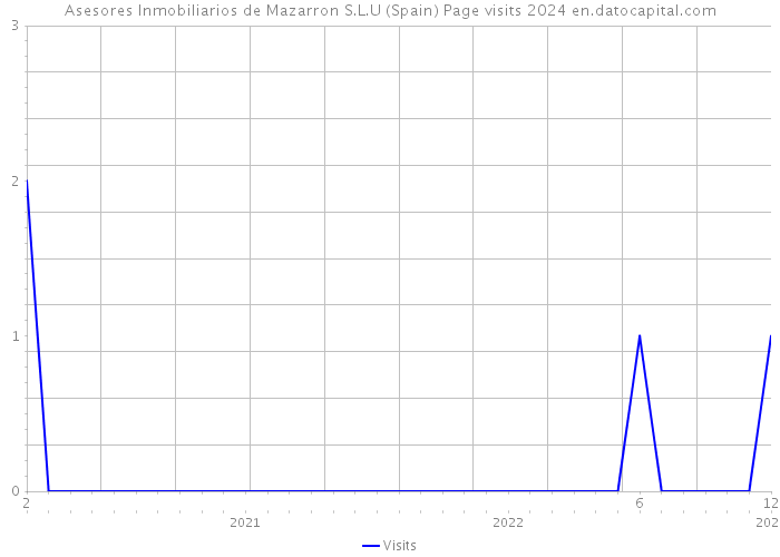 Asesores Inmobiliarios de Mazarron S.L.U (Spain) Page visits 2024 