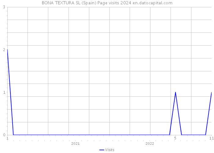 BONA TEXTURA SL (Spain) Page visits 2024 