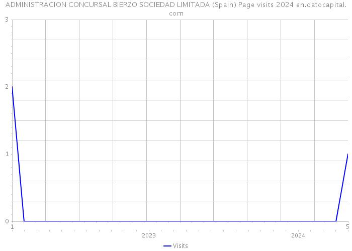 ADMINISTRACION CONCURSAL BIERZO SOCIEDAD LIMITADA (Spain) Page visits 2024 