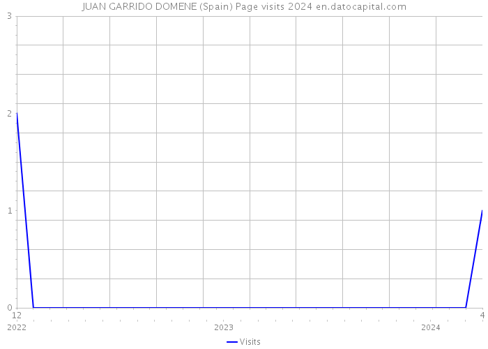 JUAN GARRIDO DOMENE (Spain) Page visits 2024 