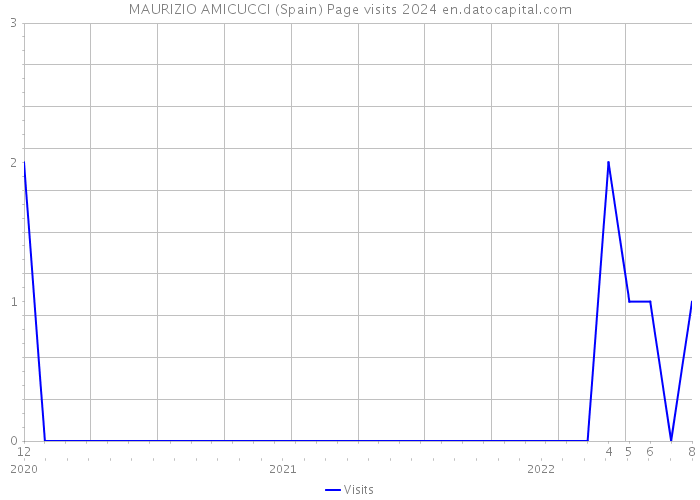 MAURIZIO AMICUCCI (Spain) Page visits 2024 