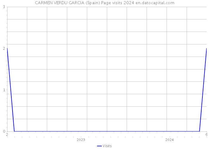 CARMEN VERDU GARCIA (Spain) Page visits 2024 