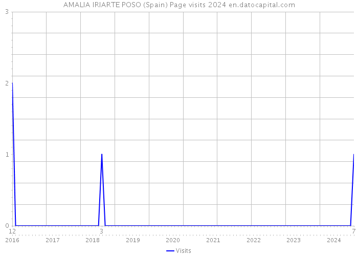 AMALIA IRIARTE POSO (Spain) Page visits 2024 