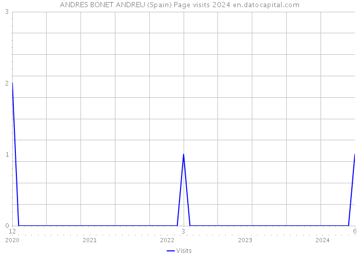 ANDRES BONET ANDREU (Spain) Page visits 2024 