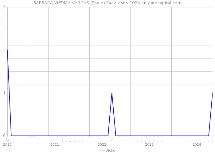 BARBARA VIEDMA VARGAS (Spain) Page visits 2024 