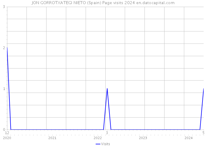 JON GORROTXATEGI NIETO (Spain) Page visits 2024 