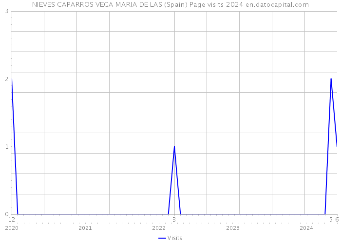 NIEVES CAPARROS VEGA MARIA DE LAS (Spain) Page visits 2024 