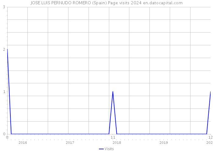 JOSE LUIS PERNUDO ROMERO (Spain) Page visits 2024 