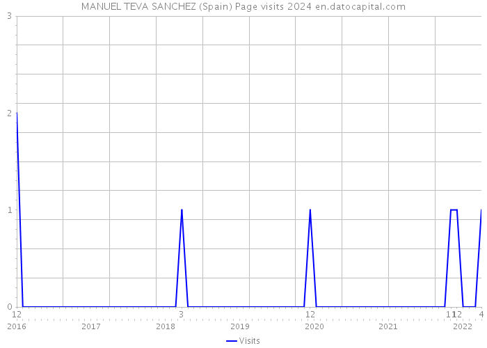 MANUEL TEVA SANCHEZ (Spain) Page visits 2024 