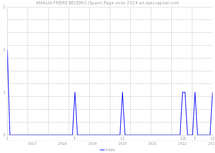 AMALIA FREIRE BECEIRO (Spain) Page visits 2024 