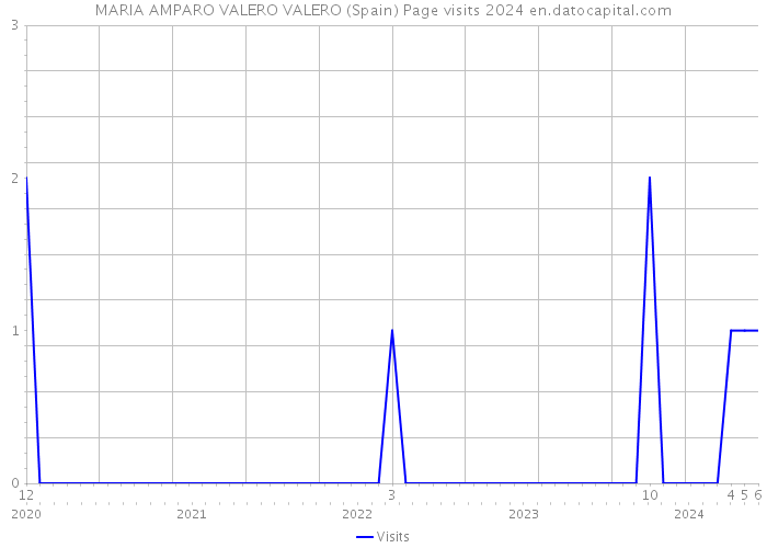 MARIA AMPARO VALERO VALERO (Spain) Page visits 2024 