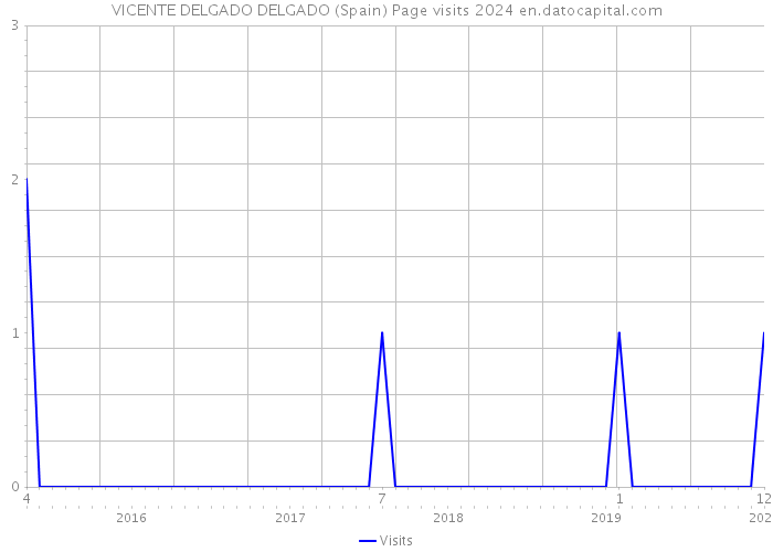 VICENTE DELGADO DELGADO (Spain) Page visits 2024 