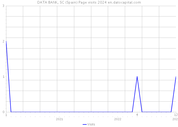DATA BANK, SC (Spain) Page visits 2024 