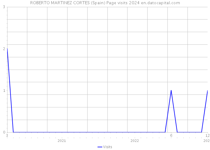 ROBERTO MARTINEZ CORTES (Spain) Page visits 2024 