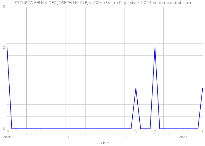 ERGUETA BENAVIDEZ JOSEPHINA ALEJANDRA (Spain) Page visits 2024 