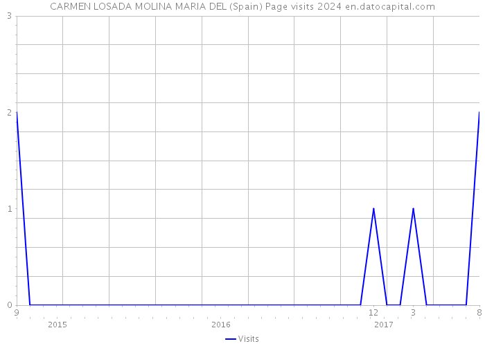 CARMEN LOSADA MOLINA MARIA DEL (Spain) Page visits 2024 