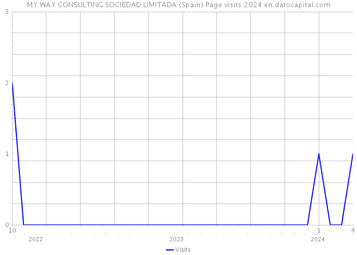 MY WAY CONSULTING SOCIEDAD LIMITADA (Spain) Page visits 2024 
