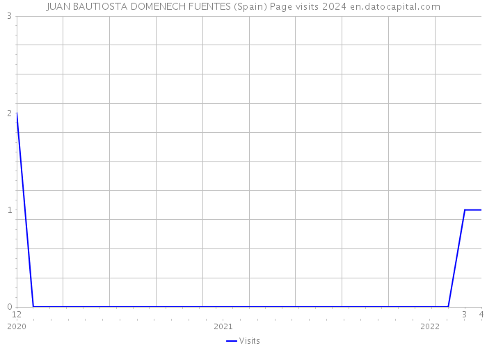 JUAN BAUTIOSTA DOMENECH FUENTES (Spain) Page visits 2024 