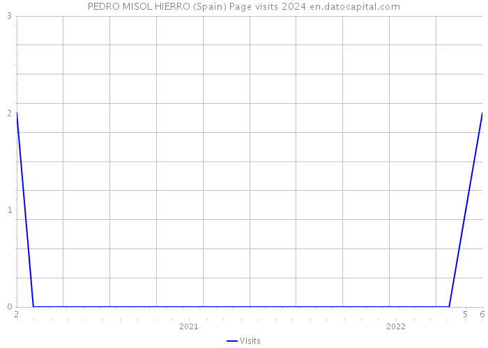 PEDRO MISOL HIERRO (Spain) Page visits 2024 