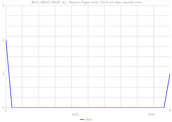  BALL HEAD GRUP, S.L. (Spain) Page visits 2024 