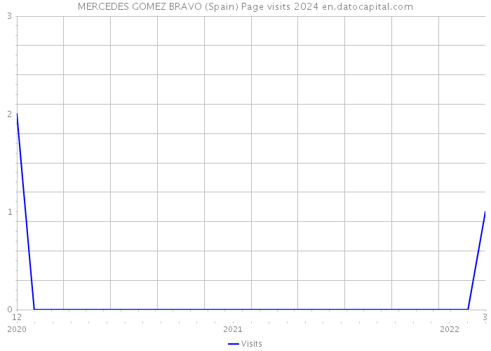 MERCEDES GOMEZ BRAVO (Spain) Page visits 2024 