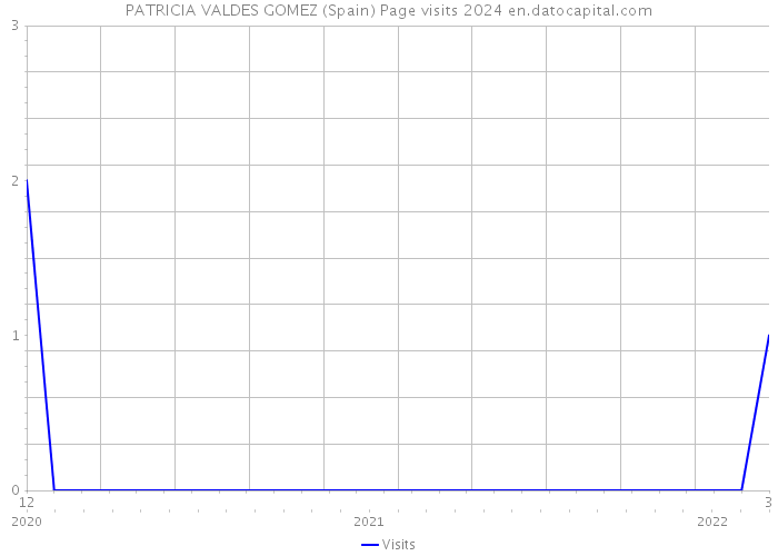 PATRICIA VALDES GOMEZ (Spain) Page visits 2024 