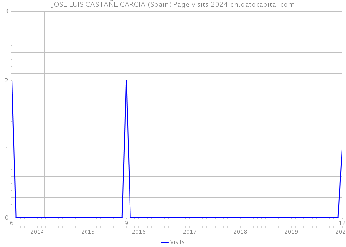 JOSE LUIS CASTAÑE GARCIA (Spain) Page visits 2024 