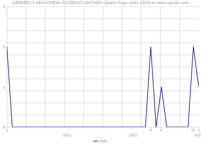 LIBIENERGY ARAGONESA SOCIEDAD LIMITADA (Spain) Page visits 2024 