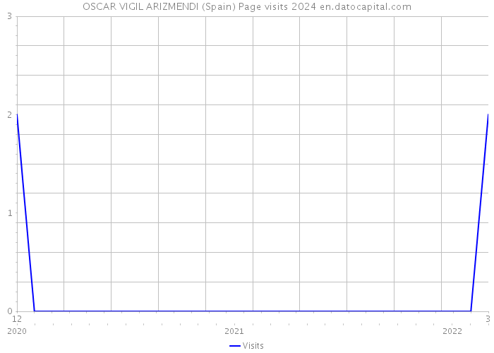 OSCAR VIGIL ARIZMENDI (Spain) Page visits 2024 