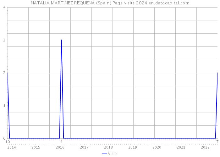 NATALIA MARTINEZ REQUENA (Spain) Page visits 2024 