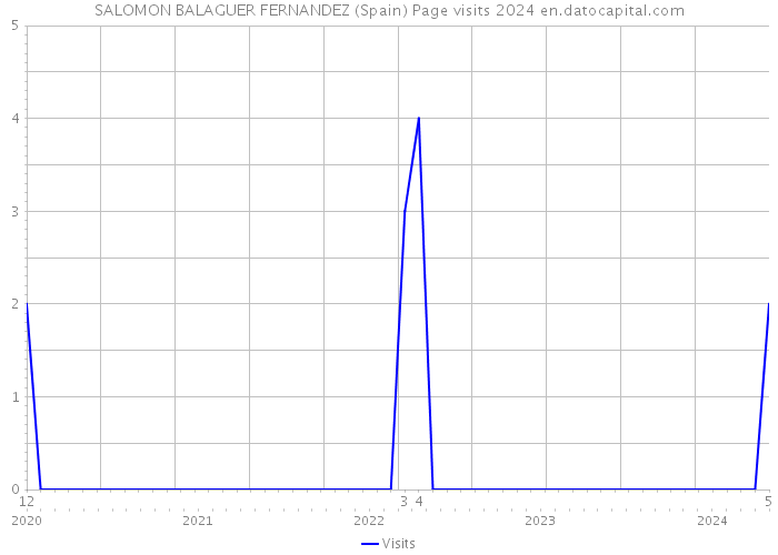 SALOMON BALAGUER FERNANDEZ (Spain) Page visits 2024 