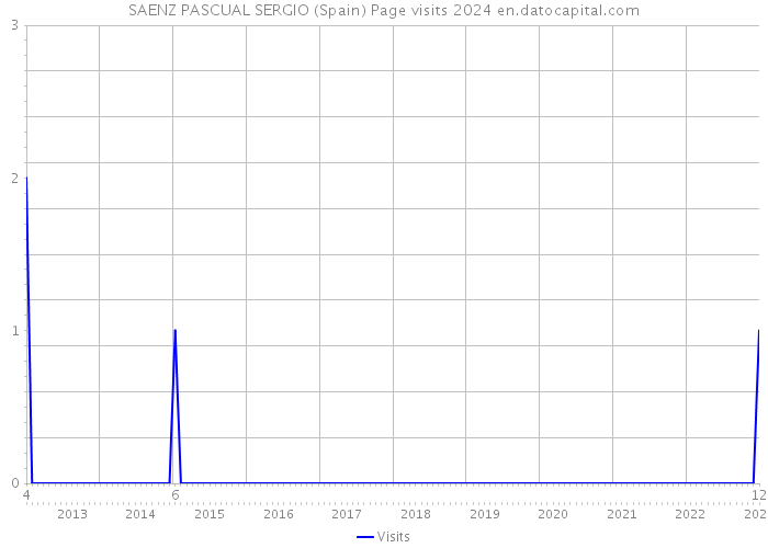 SAENZ PASCUAL SERGIO (Spain) Page visits 2024 