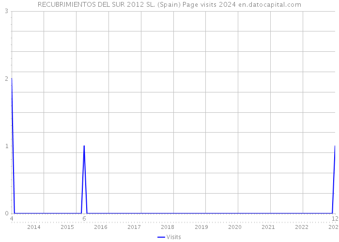RECUBRIMIENTOS DEL SUR 2012 SL. (Spain) Page visits 2024 
