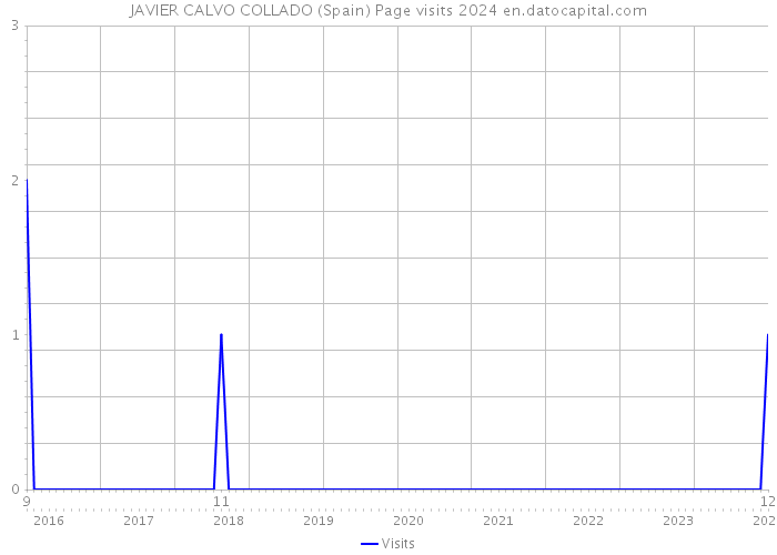 JAVIER CALVO COLLADO (Spain) Page visits 2024 