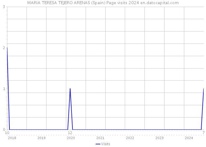 MARIA TERESA TEJERO ARENAS (Spain) Page visits 2024 