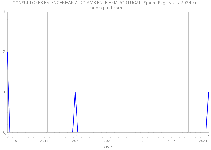 CONSULTORES EM ENGENHARIA DO AMBIENTE ERM PORTUGAL (Spain) Page visits 2024 