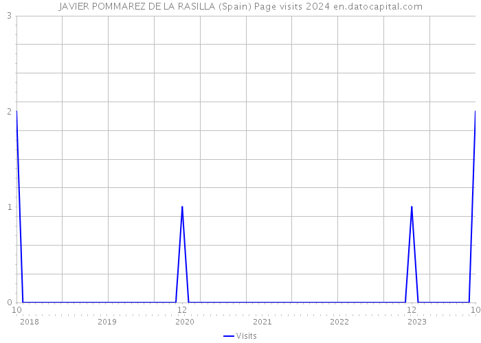 JAVIER POMMAREZ DE LA RASILLA (Spain) Page visits 2024 