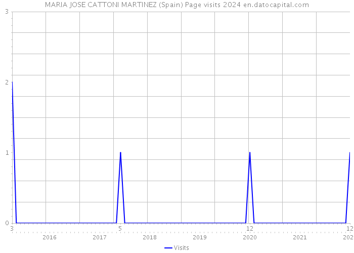 MARIA JOSE CATTONI MARTINEZ (Spain) Page visits 2024 