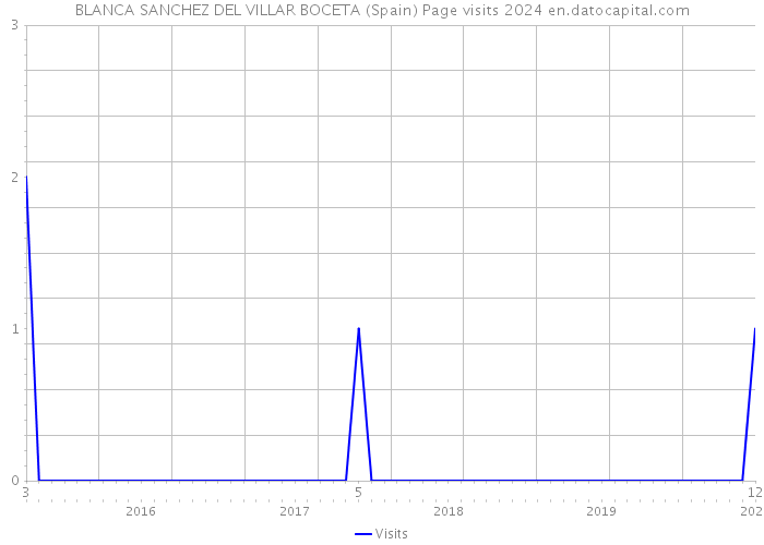BLANCA SANCHEZ DEL VILLAR BOCETA (Spain) Page visits 2024 