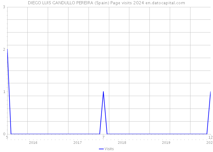 DIEGO LUIS GANDULLO PEREIRA (Spain) Page visits 2024 