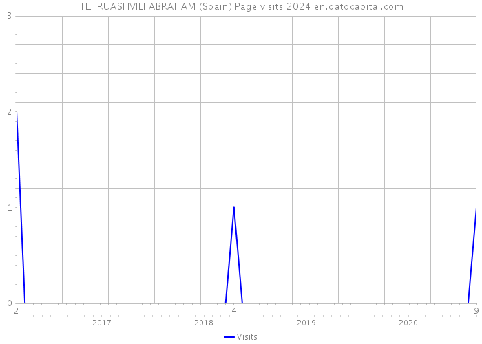 TETRUASHVILI ABRAHAM (Spain) Page visits 2024 