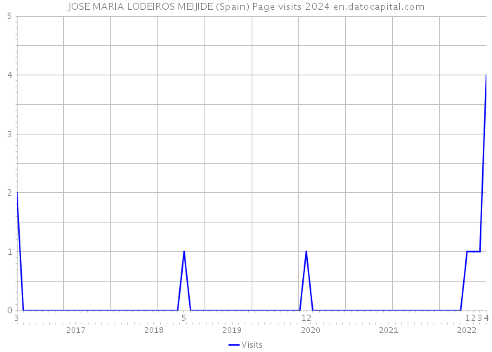 JOSE MARIA LODEIROS MEIJIDE (Spain) Page visits 2024 